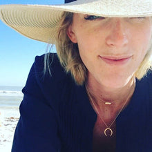 Load image into Gallery viewer, Rayssa handmade hammered moon necklaces