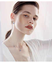 Load image into Gallery viewer, Anthousa evil eye earrings