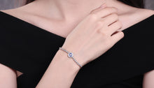 Load image into Gallery viewer, Sophia zircon silver bracelet