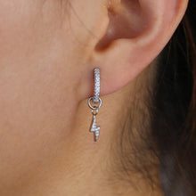 Load image into Gallery viewer, Dimitra evil eye charm earring