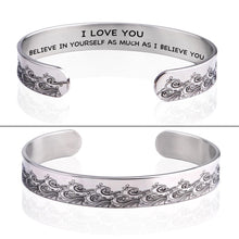 Load image into Gallery viewer, I love you-Wave bangle