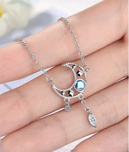Load image into Gallery viewer, Agadir star moon charm pendants necklace
