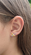 Load image into Gallery viewer, Little Bee stud bohemia earrings
