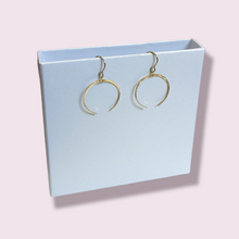 Load image into Gallery viewer, Raya handmade moon earrings
