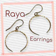 Load image into Gallery viewer, Raya handmade moon earrings
