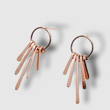 Load image into Gallery viewer, Aiyanna handmade hammered earrings
