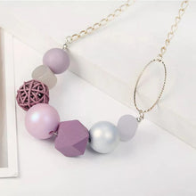 Load image into Gallery viewer, Sere handmade wooden beads necklace
