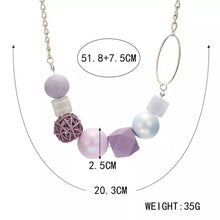 Load image into Gallery viewer, Sere handmade wooden beads necklace
