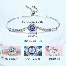 Load image into Gallery viewer, Sophia zircon silver bracelet
