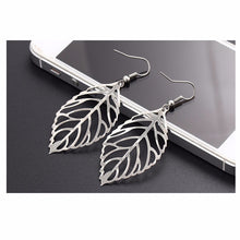 Load image into Gallery viewer, Maia leaf earrings
