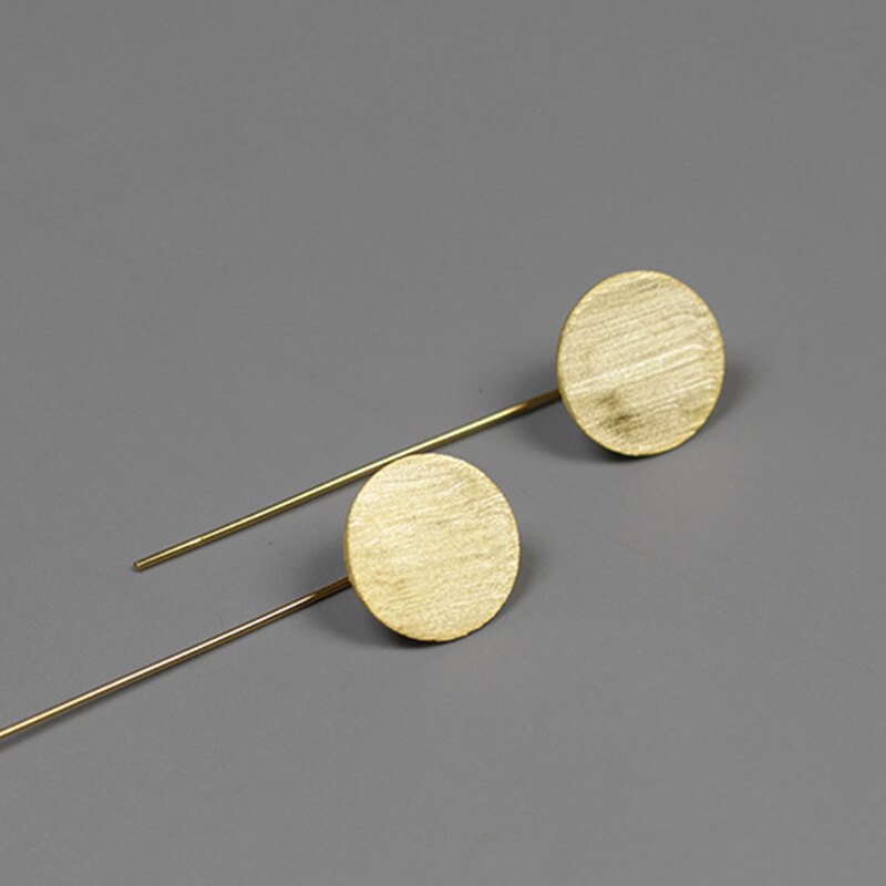 Hinata minimalism style round earrings