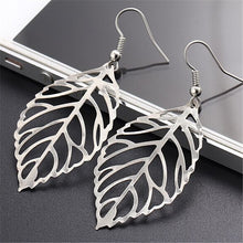 Load image into Gallery viewer, Maia leaf earrings
