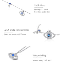 Load image into Gallery viewer, Aphia evil eye necklace
