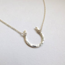 Load image into Gallery viewer, Zoey handmade horseshoe necklace
