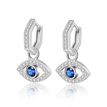 Load image into Gallery viewer, Anthousa evil eye earrings
