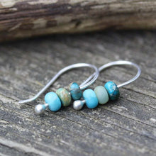 Load image into Gallery viewer, Penny turquoises earrings
