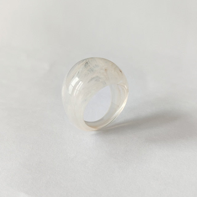 Ella white ring