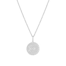 Load image into Gallery viewer, Jolie charm  evil eye necklace
