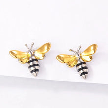 Load image into Gallery viewer, Little Bee stud bohemia earrings
