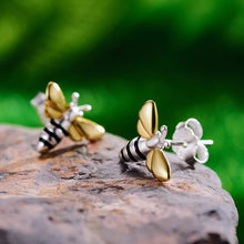 Load image into Gallery viewer, Little Bee stud bohemia earrings
