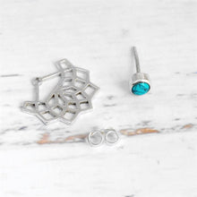 Load image into Gallery viewer, Harper turquoise stud earrings
