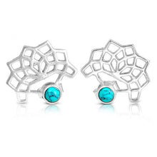 Load image into Gallery viewer, Harper turquoise stud earrings
