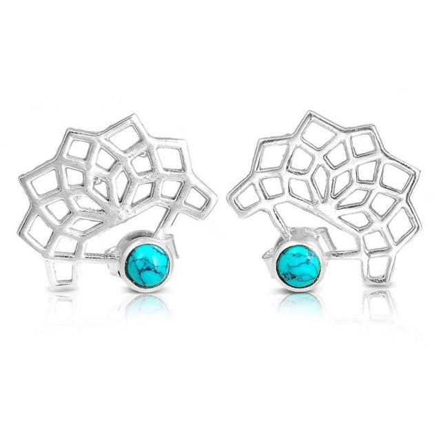 Harper turquoise stud earrings