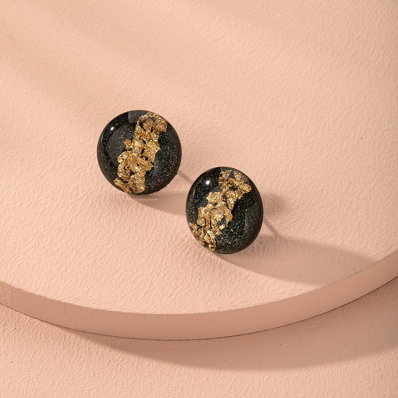 Polina acrylic stud earrings