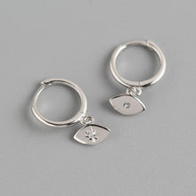 Load image into Gallery viewer, Arina evil eye earring
