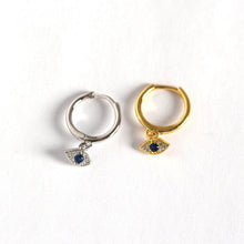 Load image into Gallery viewer, Radmilla evil eye earring
