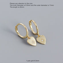 Load image into Gallery viewer, Clem heart star earring
