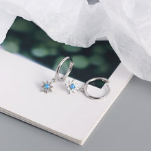 Load image into Gallery viewer, Virginia turquoise star earrings
