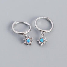 Load image into Gallery viewer, Virginia turquoise star earrings
