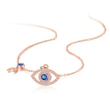 Load image into Gallery viewer, Aphia evil eye necklace
