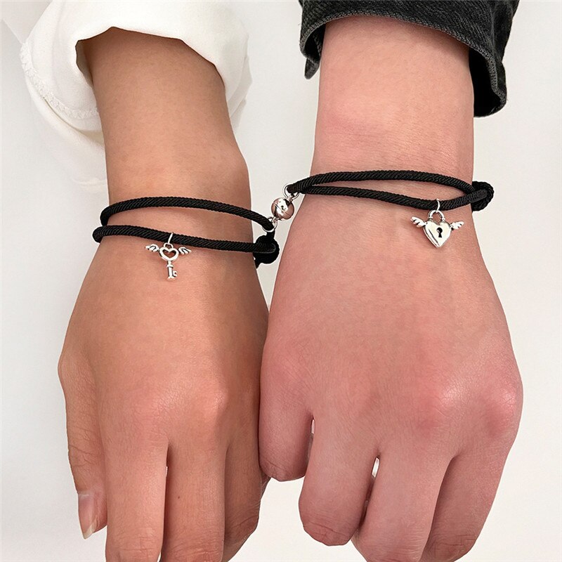 Rock love magnetic bracelet