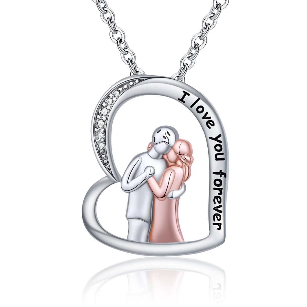 Loving hug necklace