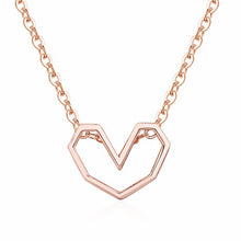 Load image into Gallery viewer, Carmen heart shape chain necklace
