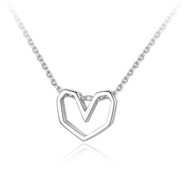 Carmen heart shape chain necklace